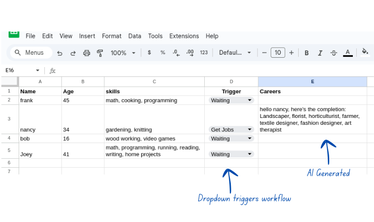 spreadsheet